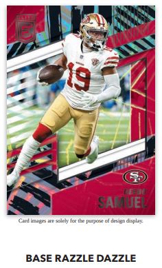 2022 Donruss Elite Football Base Razzle Dazzle